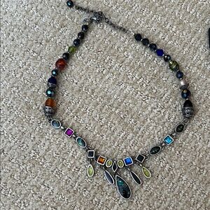 Chico’s, Multicolor Gemstone Necklace